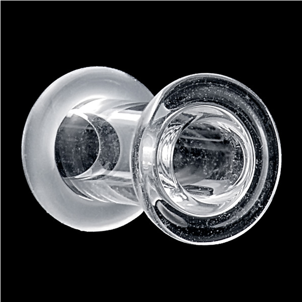 Gorilla Glass Clear Glass Single Flare Bullet Hole - 3/8" (9mm) Clear Pyrex Glass Single Flare Bullet Hole (730x730), Png Download