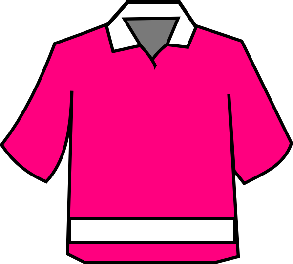 Pink Shirt Clipart (600x540), Png Download