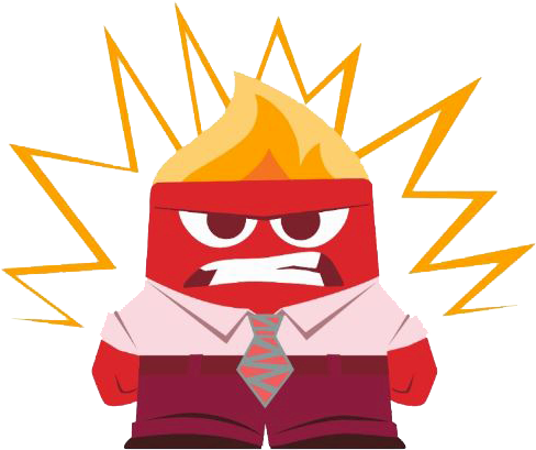 Inside Out Anger Clipart - Anger Inside Out Clipart (507x424), Png Download
