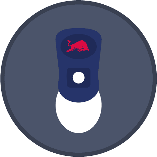 Red Bull Can - Red Bull Can Recycle (755x755), Png Download