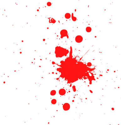 Blood Psd - Yellow Ink Splash Png (386x400), Png Download