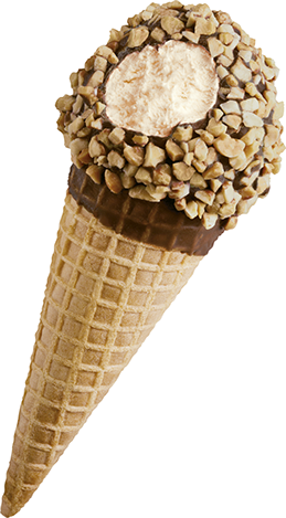 Ice Cream Drumstick Cliparts Msr-7 - Blue Bunny Vanilla Cone (259x469), Png Download