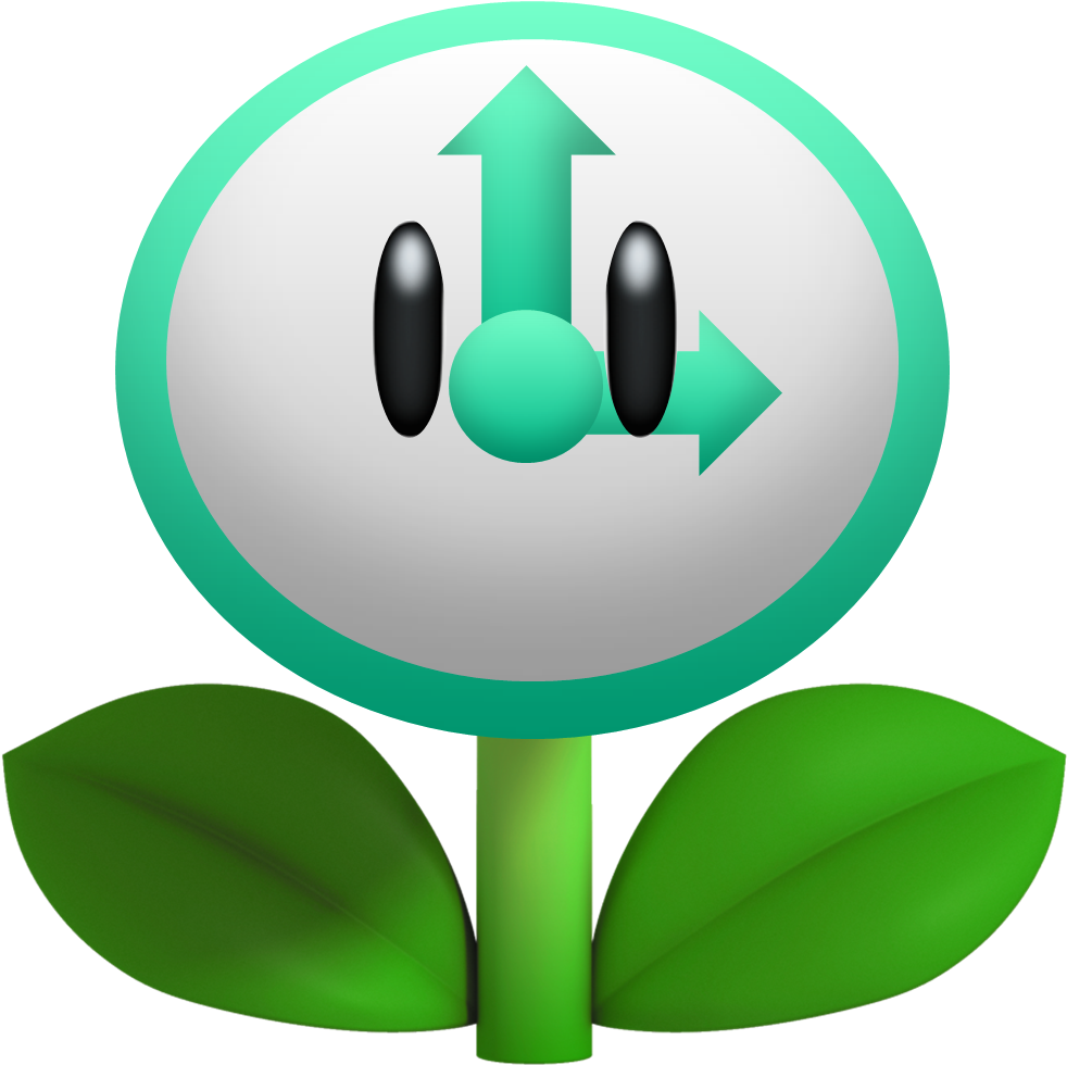 Stopwatch Flower - Mario Kart (1006x994), Png Download