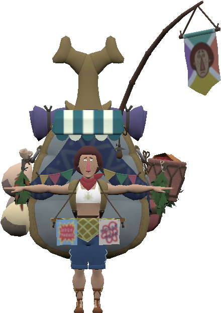 Download Zip Archive - Beedle Breath Of The Wild (750x650), Png Download