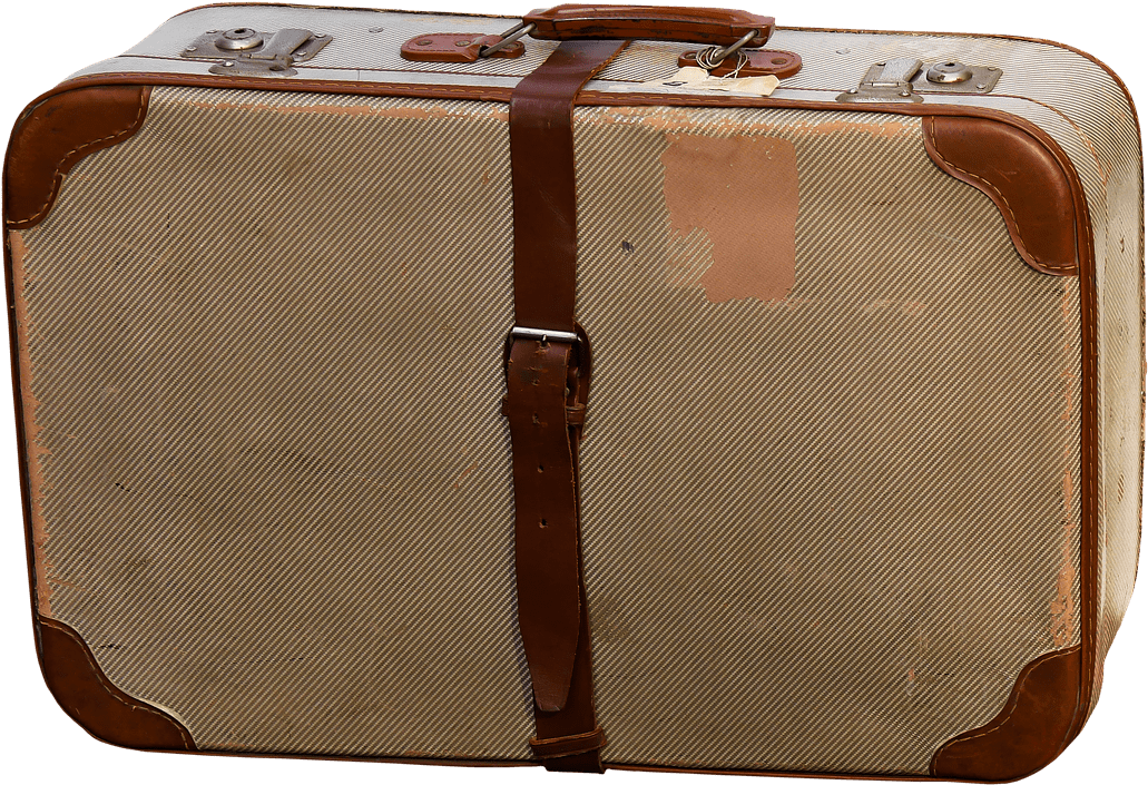 Suitcase Brown Canvas Png - Koffer Png (1280x846), Png Download