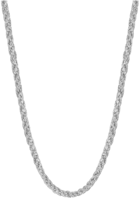 {"x" - 43,"y" - 0} - White Gold Necklace Mens (300x404), Png Download