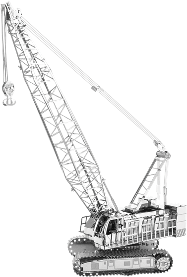Metal Earth Vehicles Crawler Crane - Metal Earth Crane (405x600), Png Download