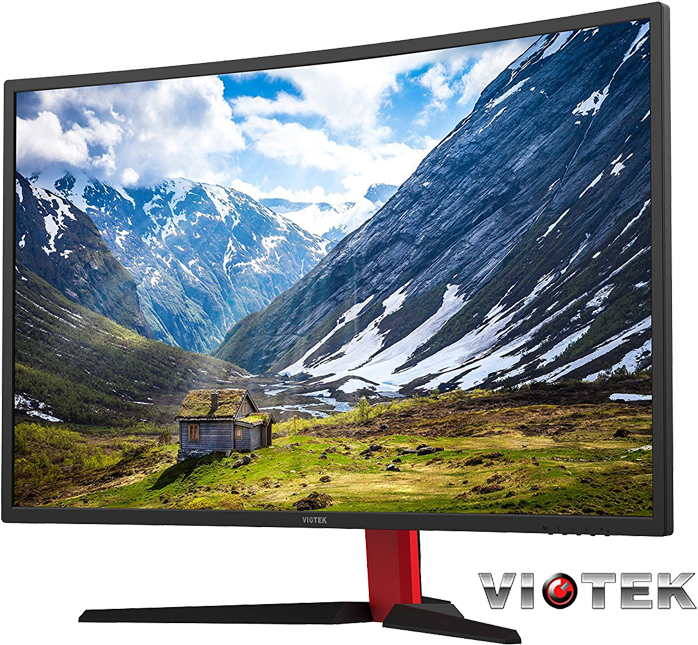 Don't Miss - Viotek Gn32c 32-inch Led Curved Computer Gaming Monitor (732x647), Png Download
