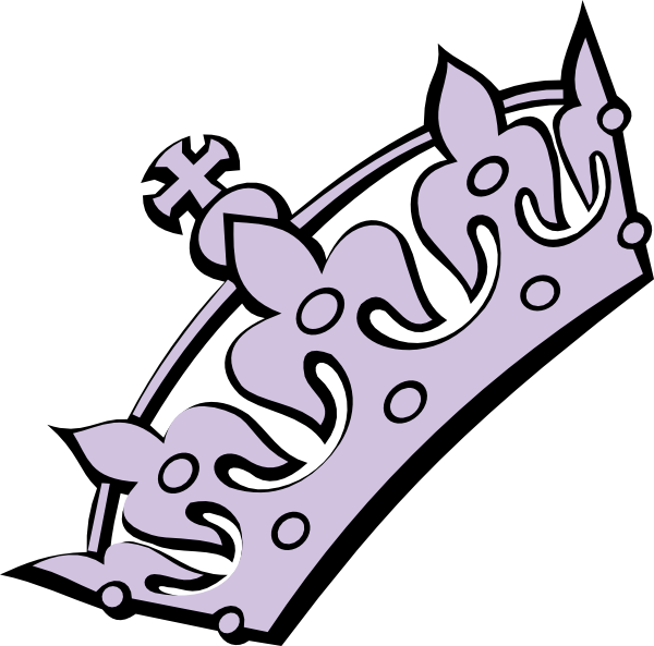Lavendar Haley Tiara Princess Clip Art - Crown Clip Art (600x593), Png Download