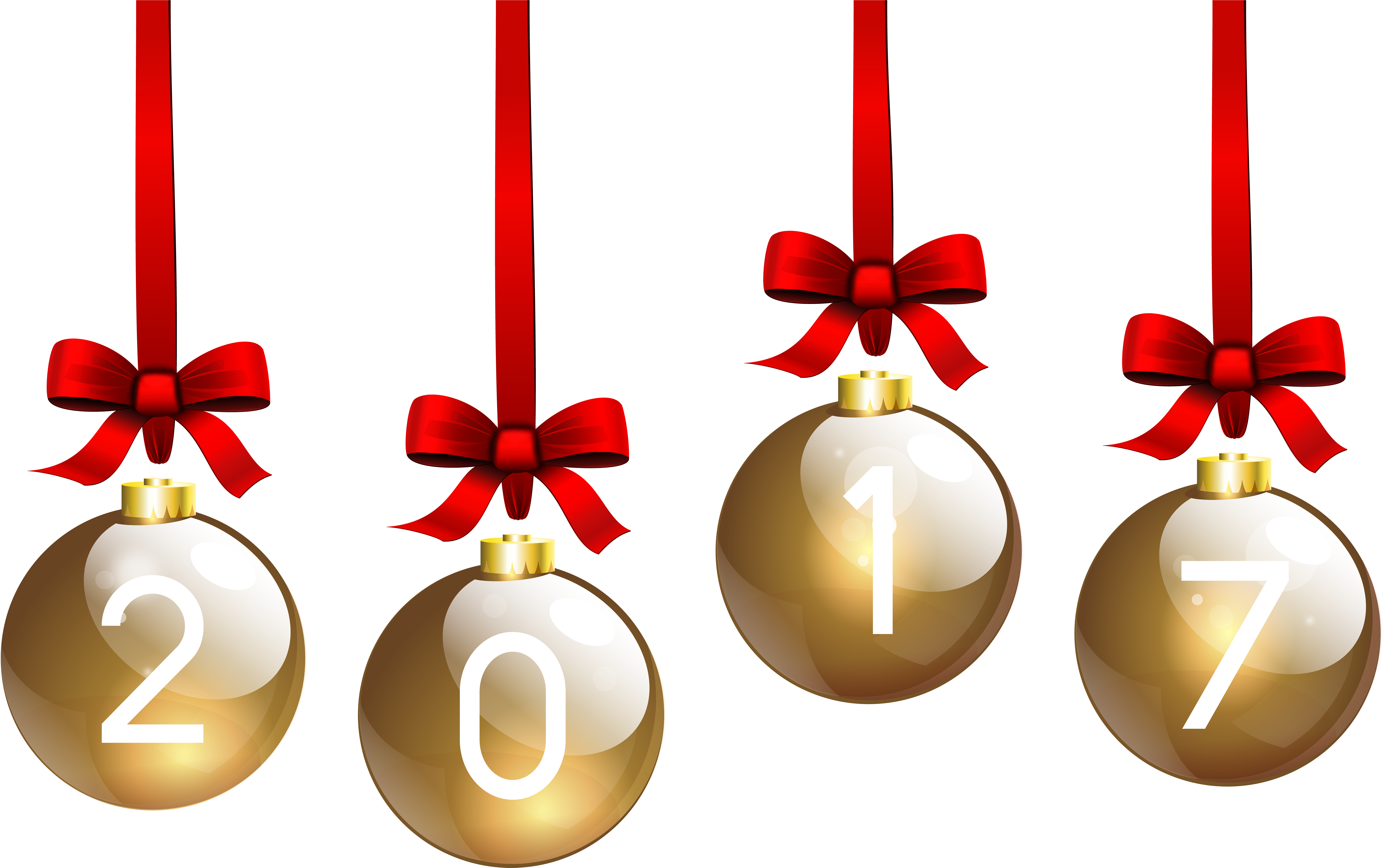 Jpg Free Balls Transparent Png Clip Art Gallery - Boules De Noel 2017 (8000x5023), Png Download