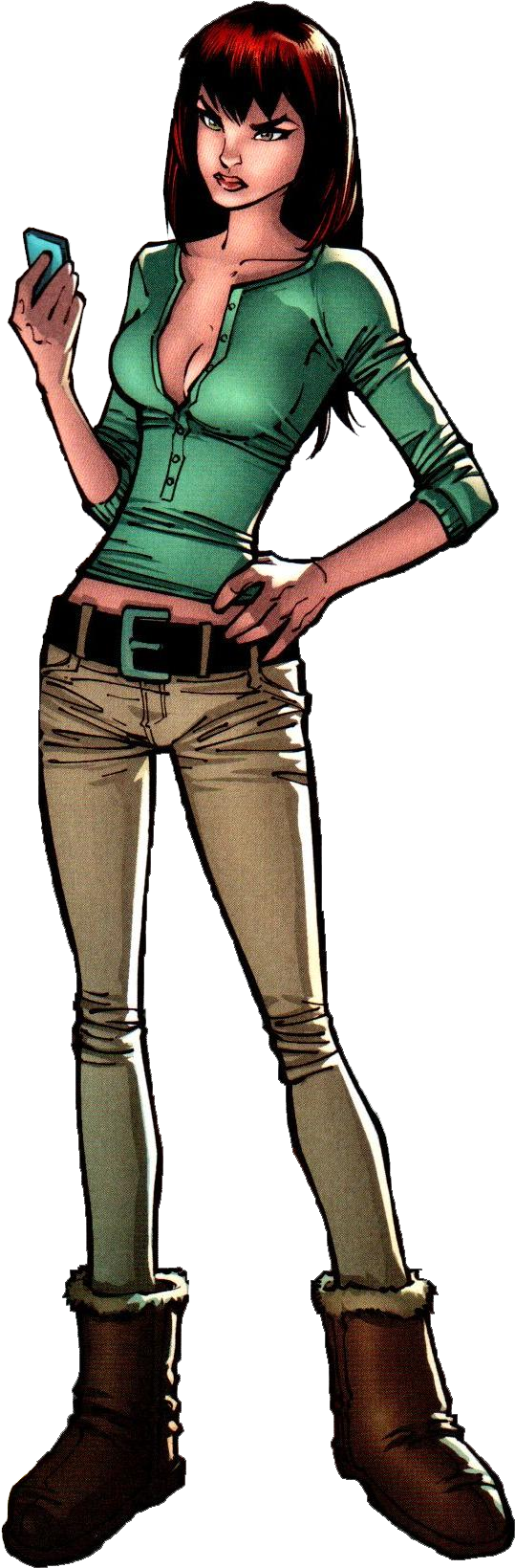 Mary Jane Watson 001 (555x1642), Png Download