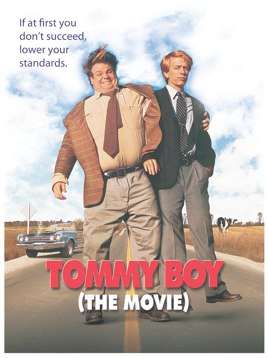 Tommy Boy Movie Poster Men's Regular Fit T-shirt (864x1170), Png Download