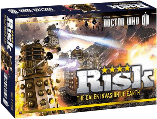 The Dalek Invasion Of Earth Risk Board Game (600x600), Png Download