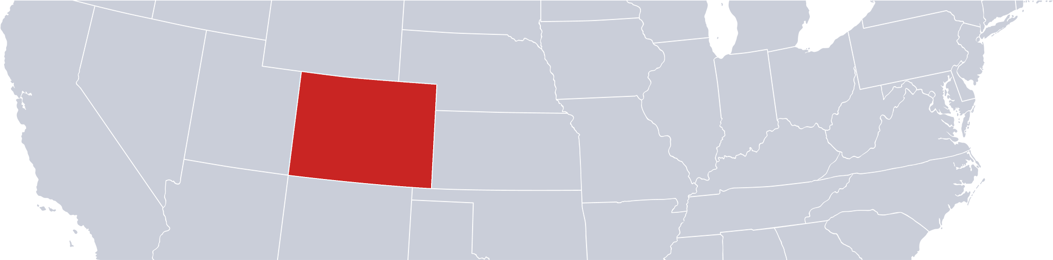 State Colorado Hero (2100x506), Png Download