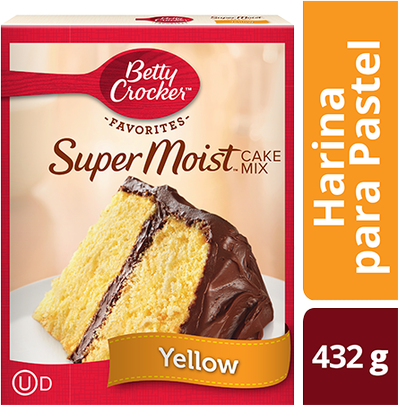 Supermoist Yellow Cake Mix (800x450), Png Download