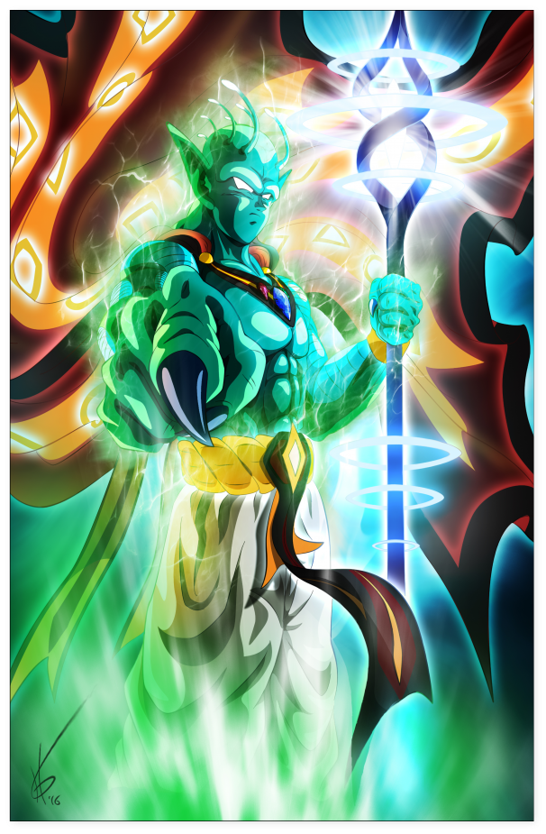 Namekian God Poster (1024x1024), Png Download