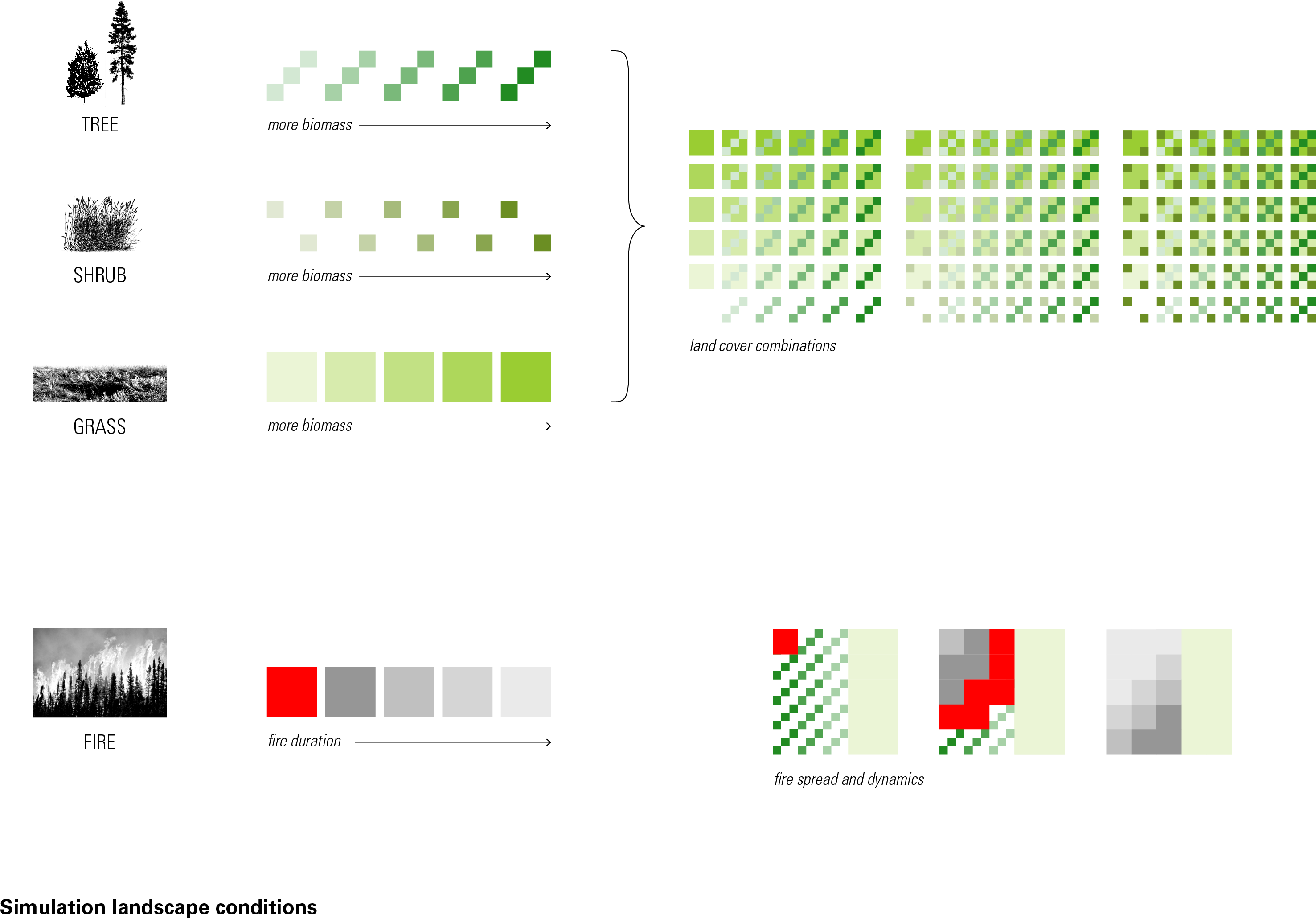 A Range Of Hatch Patterns Conveyed Varying Stages Of (3300x2550), Png Download
