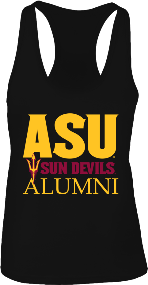 Asu Sun Devils Alumni T-shirt, Show Off Your School (1000x1000), Png Download