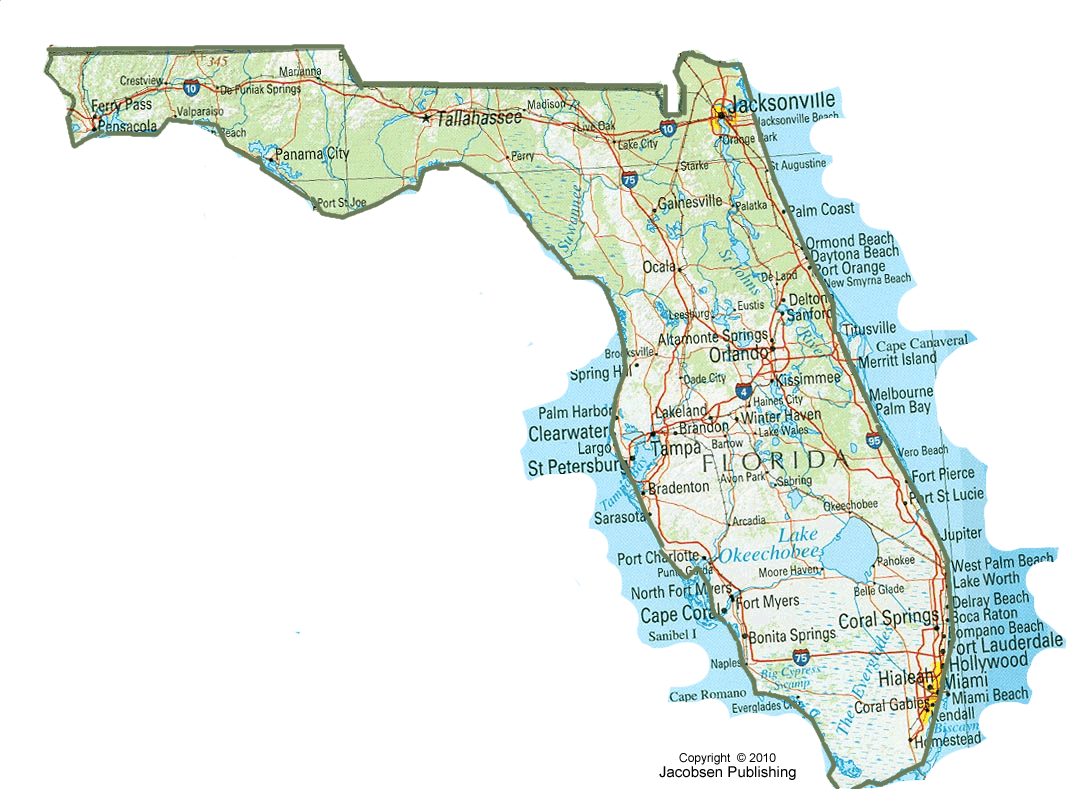 Florida State Png (1067x789), Png Download