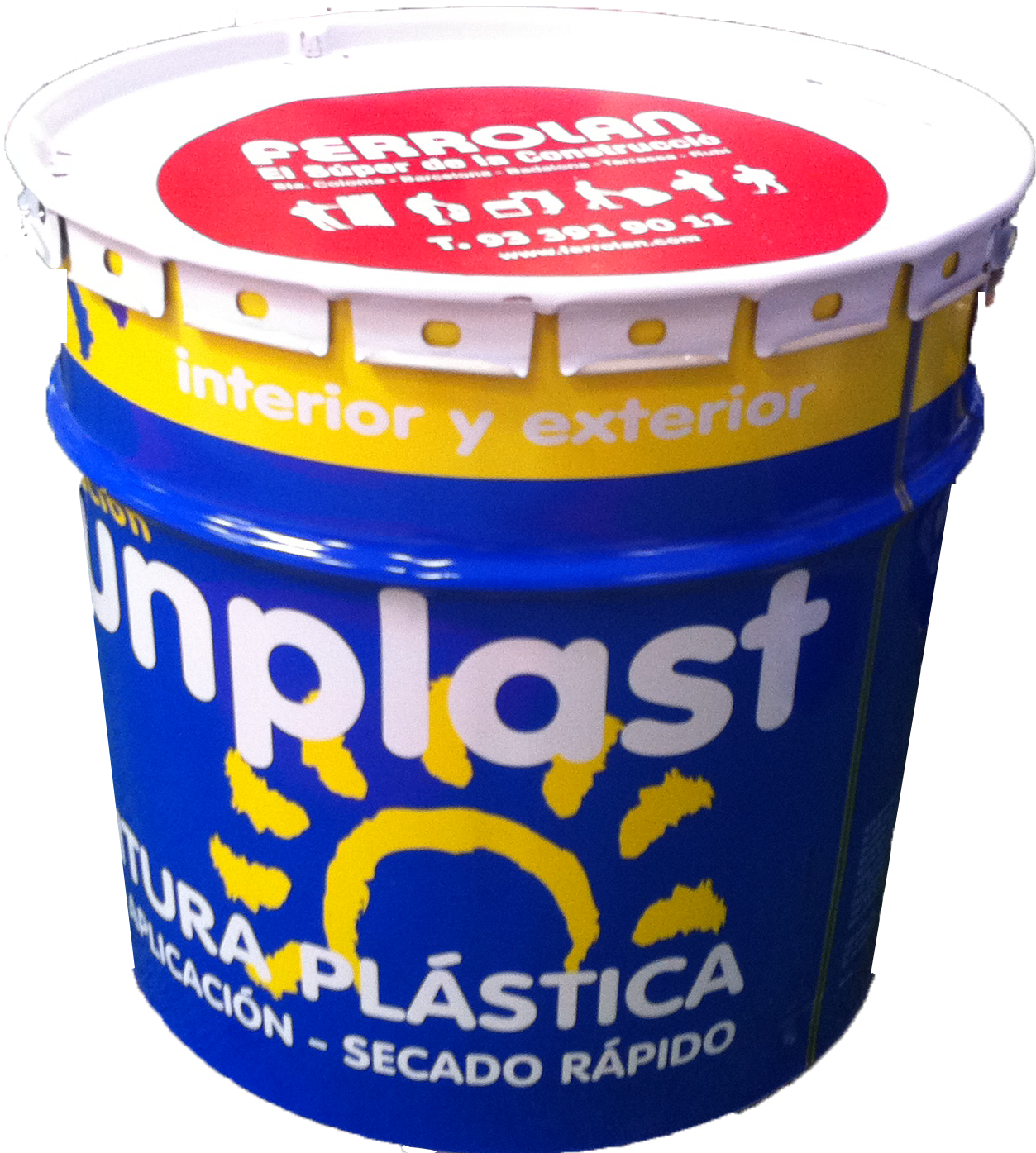 Sunplast És Una Pintura Plástica, De Gran Blacura, (1332x1424), Png Download