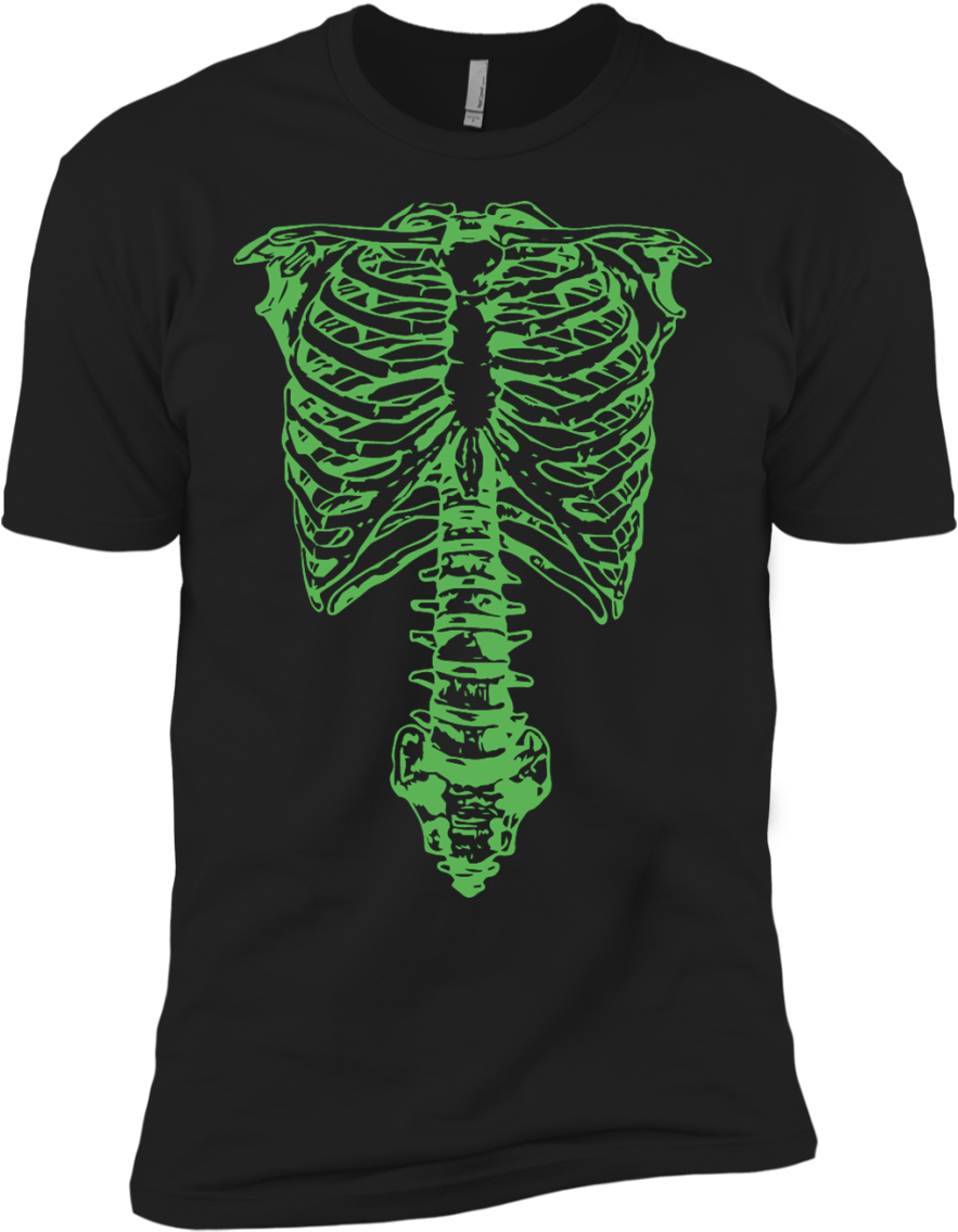 Spinal Tap Green Skeleton Nigel Tufnel Ribcage (1155x1155), Png Download