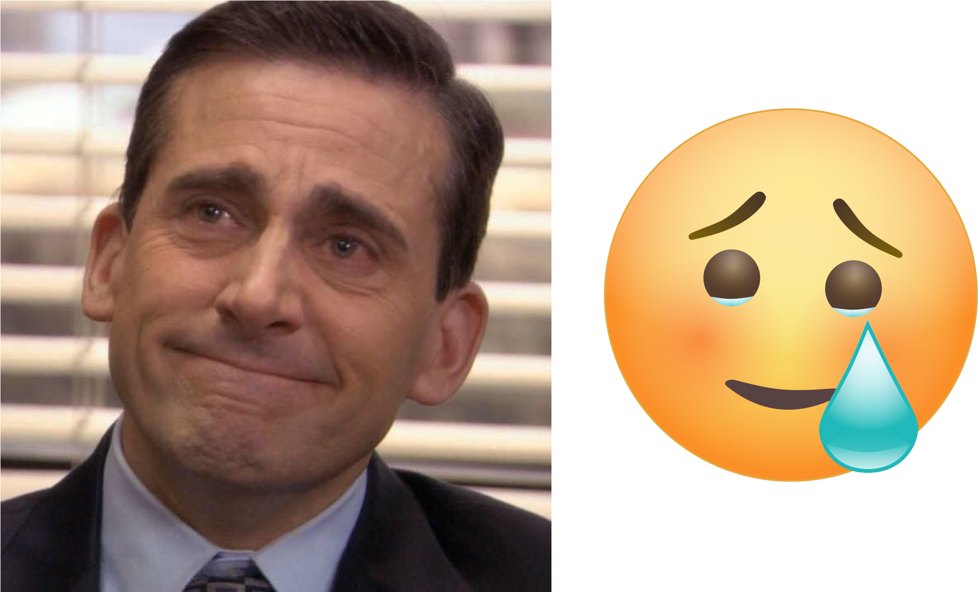 Teardrop Emoji Png (2144x1340), Png Download