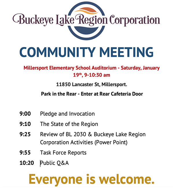 Buckeye Lake Region Corporation Community Meeting (1200x650), Png Download