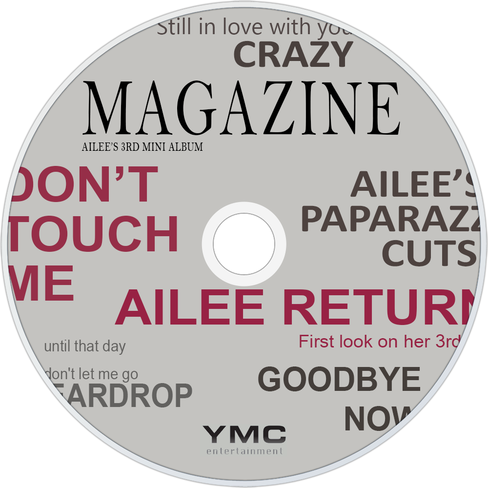 Ailee Magazine Cd Disc Image (1000x1000), Png Download