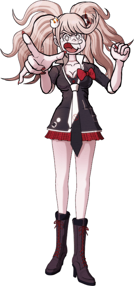 Junko Enoshima Fullbody Sprite (12) (473x1004), Png Download
