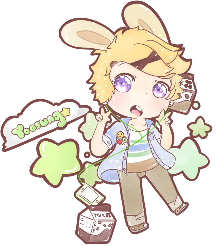 Yoosung Deserves To Be Happy (790x887), Png Download