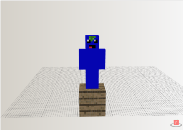 Blue Apple Man (960x720), Png Download