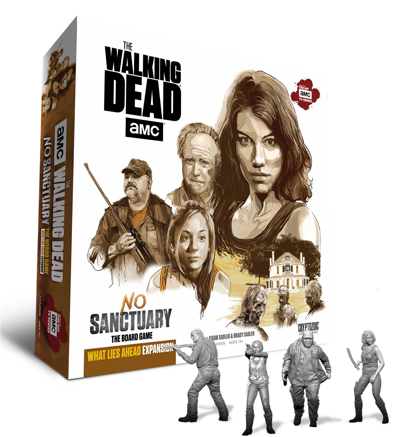 The Walking Dead Twd What Lies Ahead Box Minis (1313x1441), Png Download