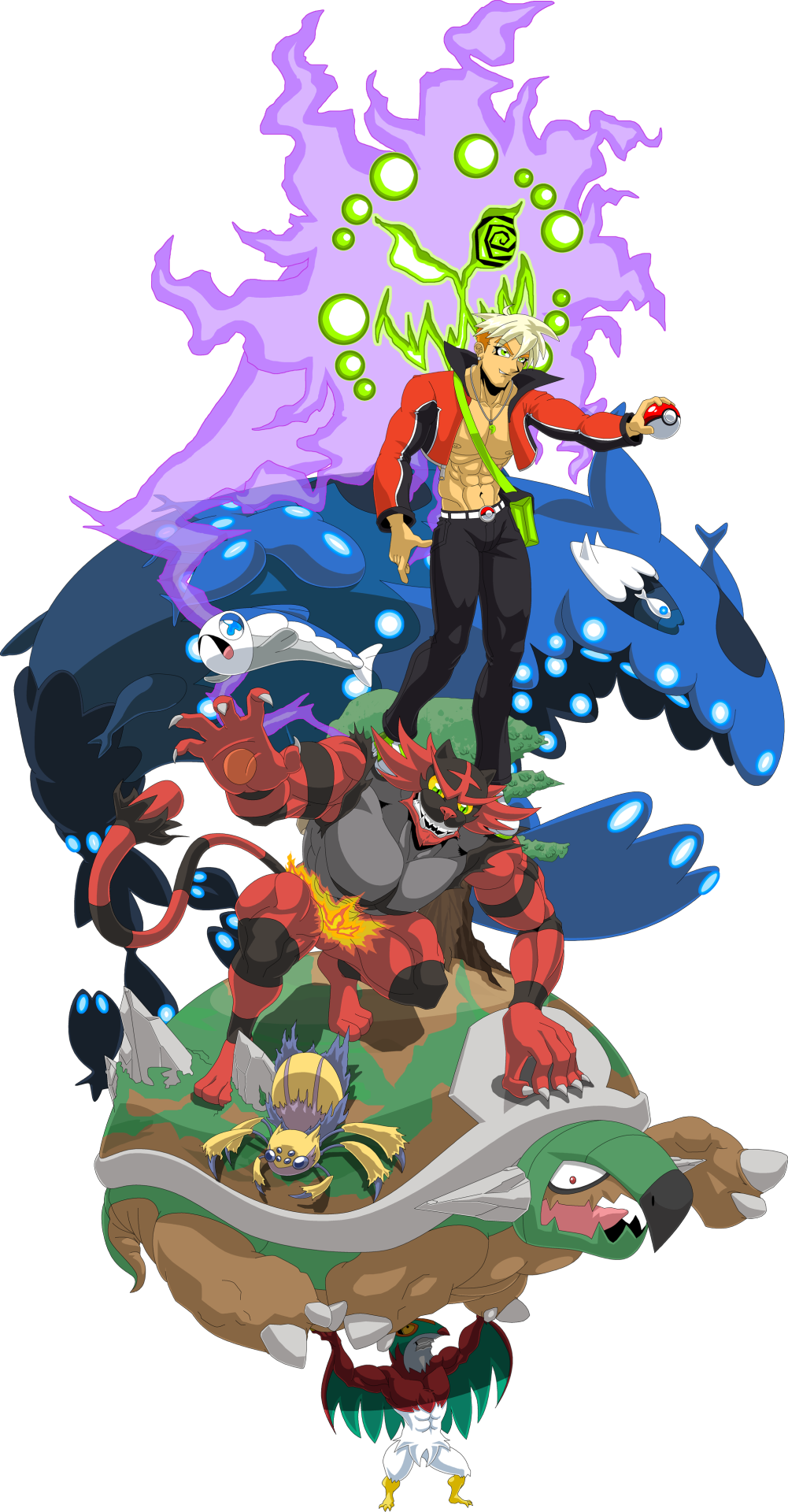 And Here We Have It My Pokemon Team (1001x1920), Png Download