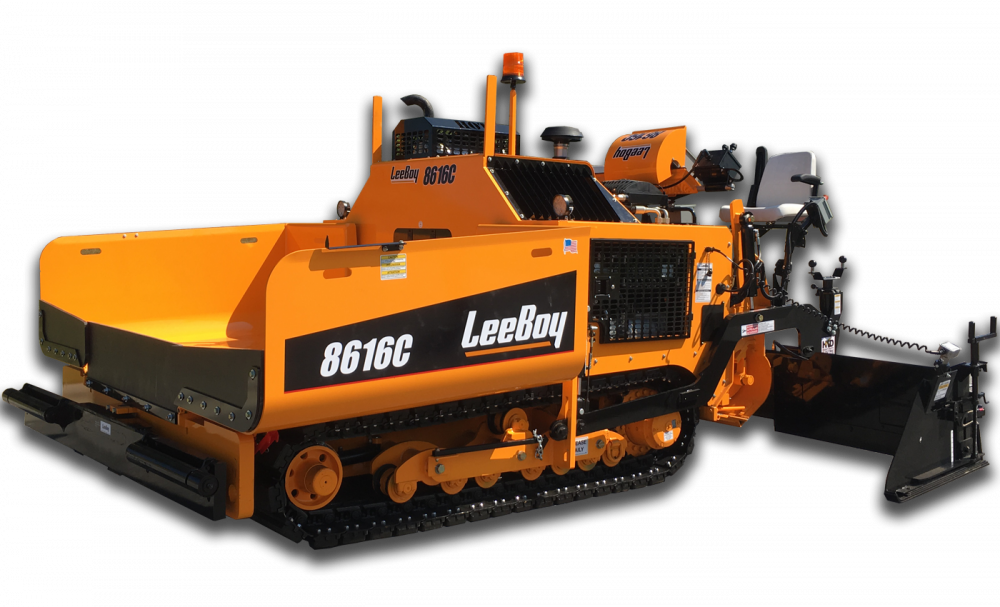 Leeboy Asphalt Paver 8616c (1000x607), Png Download