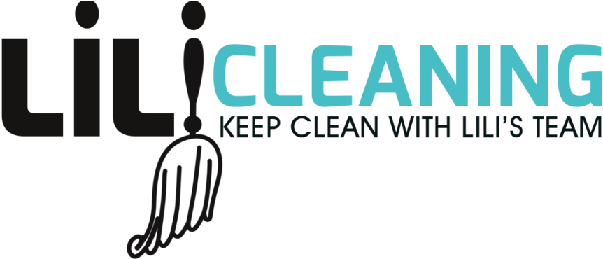 Logo Site Lilis Cleaning Blue Black (1000x369), Png Download