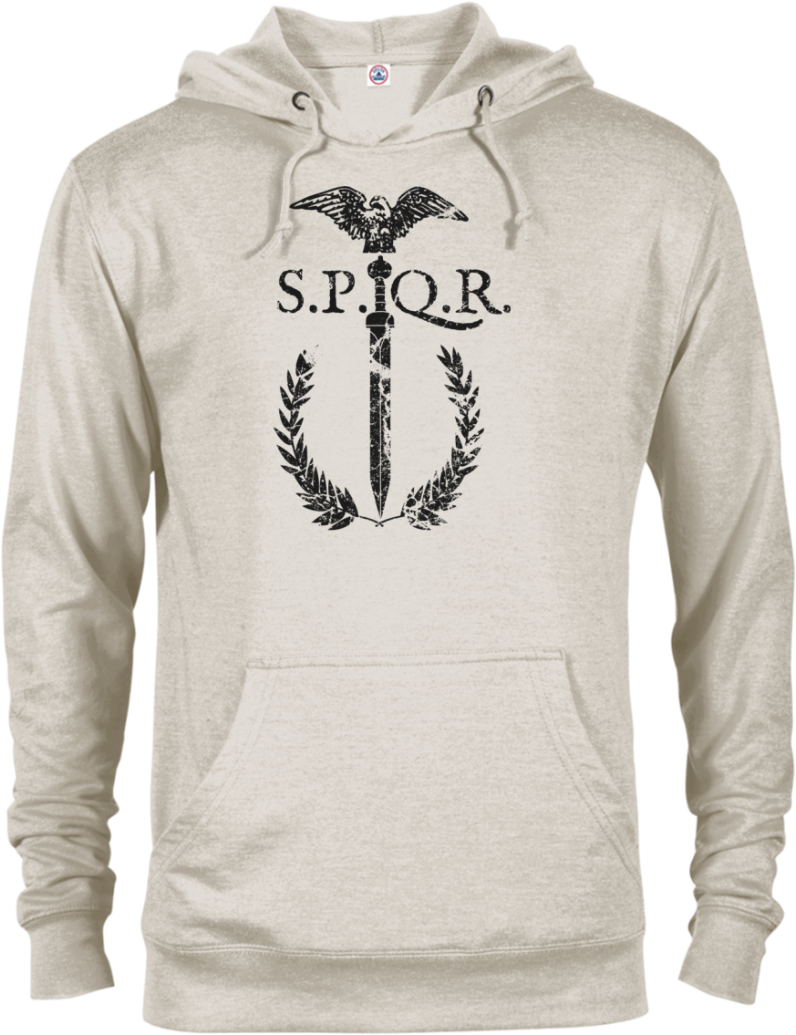 Spqr Roman Gladius Hoodie (1155x1155), Png Download