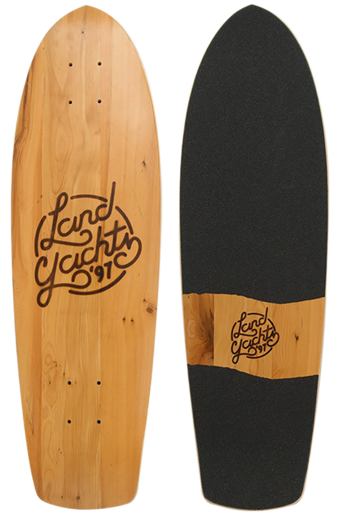 Landyachtz Pacific Yew Mini Longboard Skateboard Deck (1000x1000), Png Download