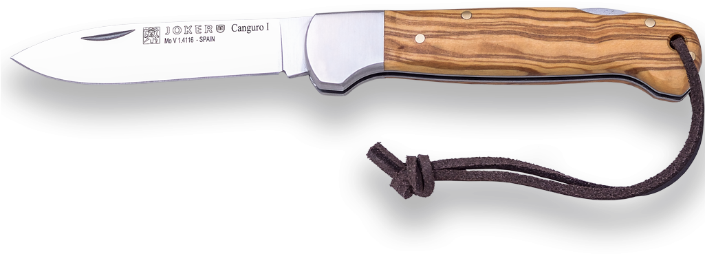 Olive Wood Handle Stainless Steel Blade 8,5 Cm Length (1024x768), Png Download