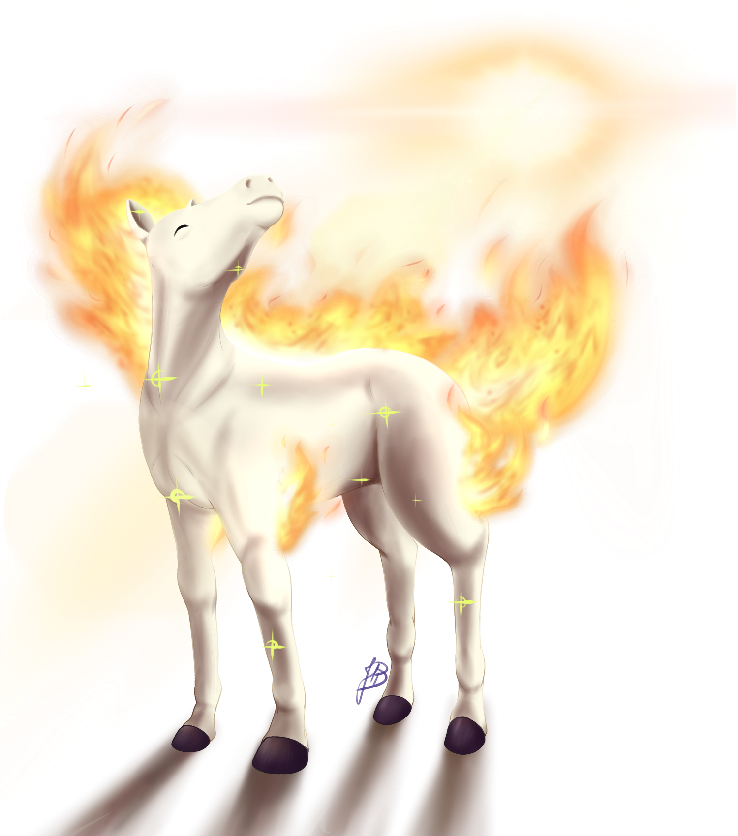 Ponyta Used Morning Sun By Drjhordan (1500x1700), Png Download