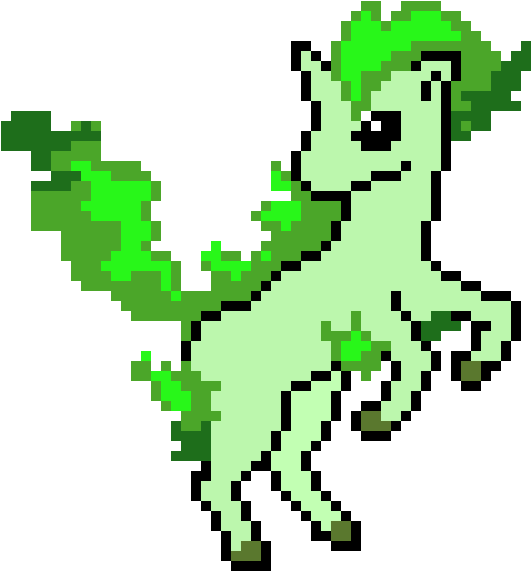 Mossy Ponyta (600x650), Png Download