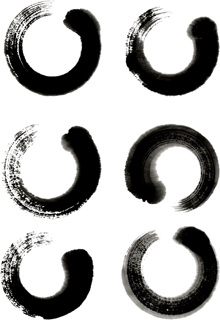 Chinese Style Vintage Ink Border Elements Retro Png (1024x1369), Png Download