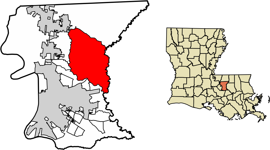 Central Louisiana Wikipedia (1200x698), Png Download