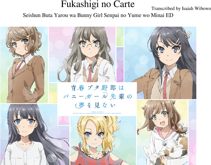 Fukashigi No Carte (850x1100), Png Download
