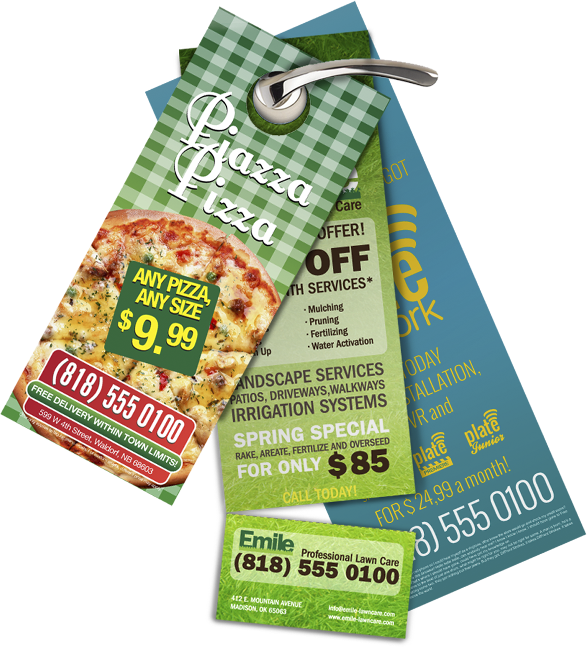 Door Hangers Png (1500x1941), Png Download