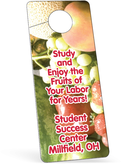 Door Hangers, 1 Sided Digital Four Color Print (600x600), Png Download