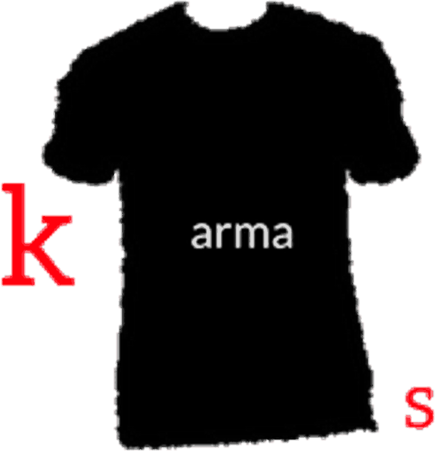 Cropped Karma Tee Fashion (2400x1620), Png Download