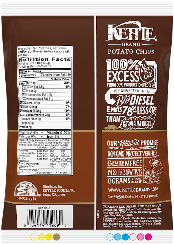 Outlet Botana De Papas Fritas Sabor Sal De Mar 42g (800x800), Png Download