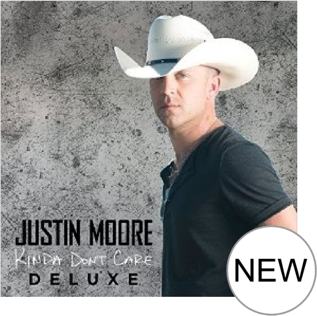 Justin Moore Cd- Kinda Don't Care Deluxe (640x640), Png Download