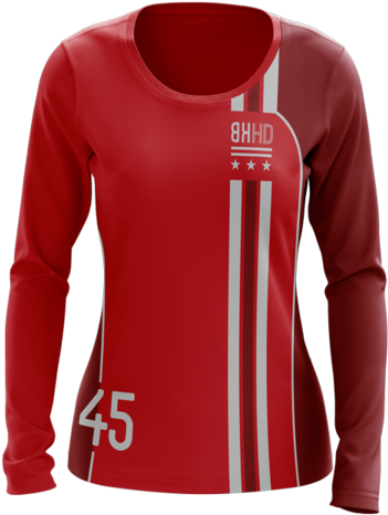 Backhanded Ultimate Dark Ls Jersey (600x600), Png Download