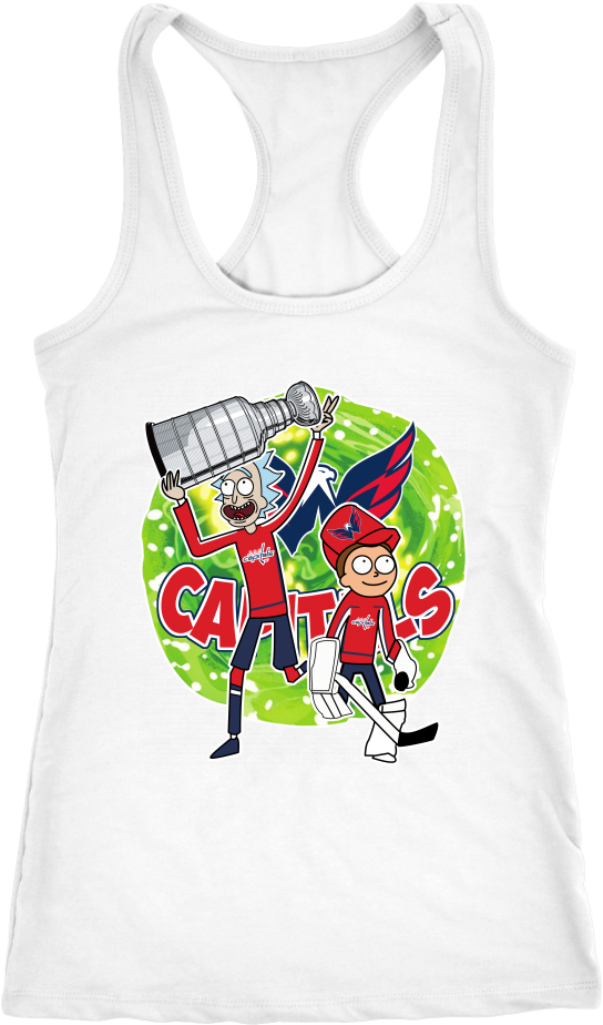 Washington Capitals Stanley Cup Rick And Morty Women (1024x1024), Png Download